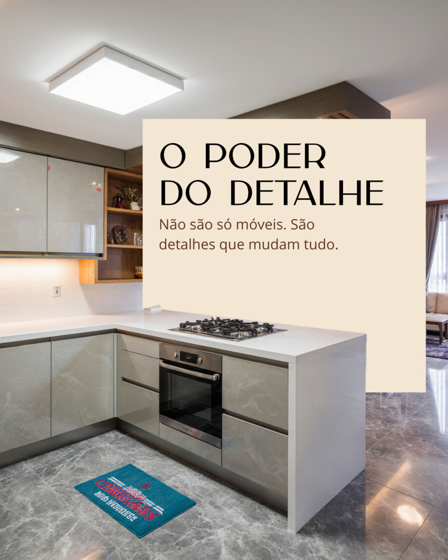 Cozinha planejada com detalhes
